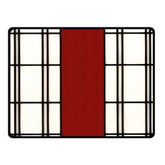 Shoji - Red Fleece Blanket (small) by Tatami