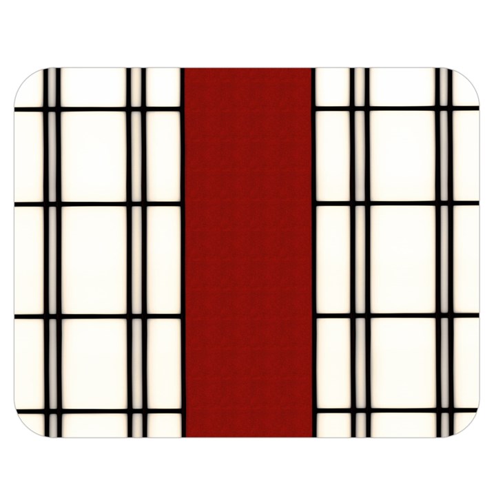 SHOJI - RED Double Sided Flano Blanket (Medium) 