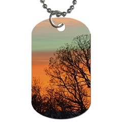 Twilight Sunset Sky Evening Clouds Dog Tag (two Sides) by Amaryn4rt