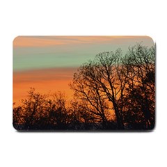 Twilight Sunset Sky Evening Clouds Small Doormat  by Amaryn4rt