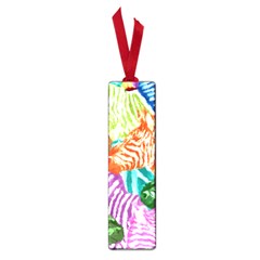 Zebra Colorful Abstract Collage Small Book Marks by Amaryn4rt