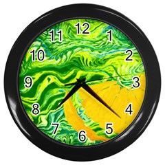 Zitro Abstract Sour Texture Food Wall Clocks (black) by Amaryn4rt