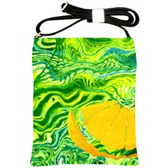 Zitro Abstract Sour Texture Food Shoulder Sling Bags by Amaryn4rt