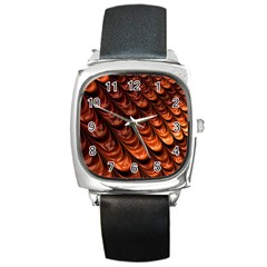 Fractal Mathematics Frax Square Metal Watch