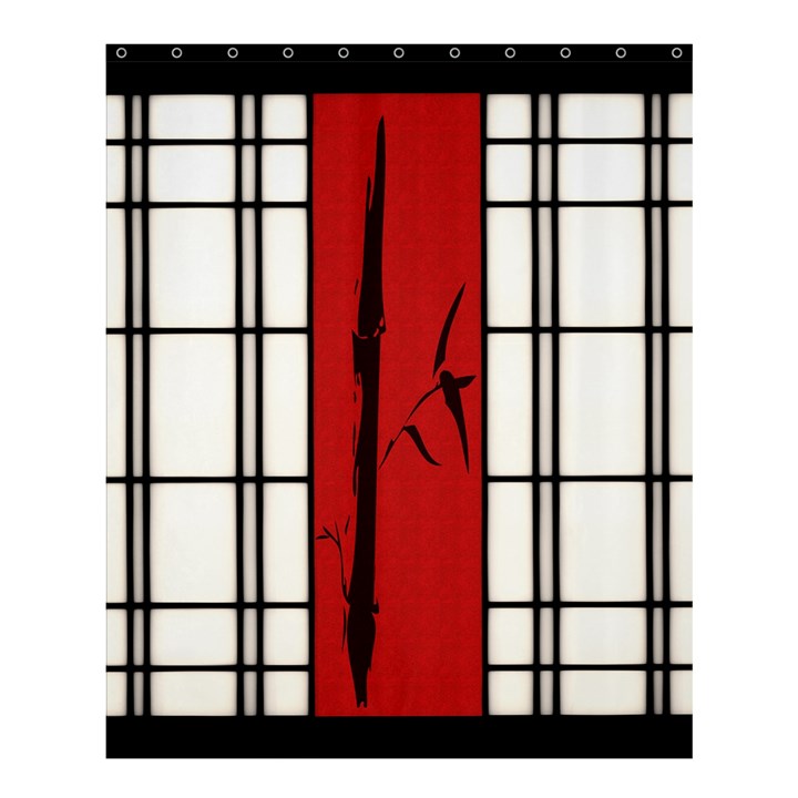 SHOJI - BAMBOO Shower Curtain 60  x 72  (Medium) 