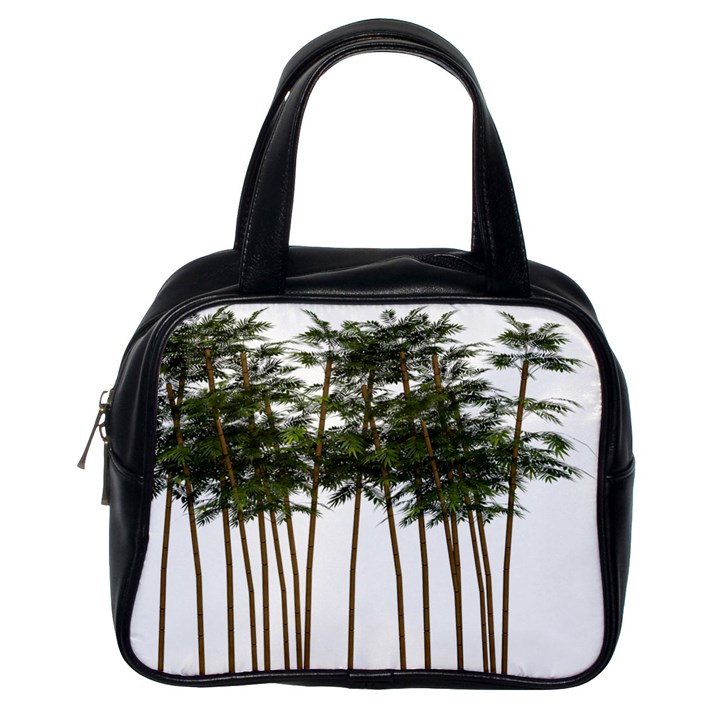 Bamboo Plant Wellness Digital Art Classic Handbags (One Side)