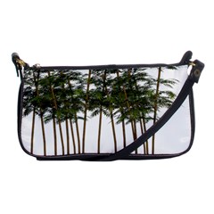 Bamboo Plant Wellness Digital Art Shoulder Clutch Bags