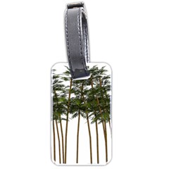 Bamboo Plant Wellness Digital Art Luggage Tags (Two Sides)