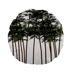 Bamboo Plant Wellness Digital Art Standard 15  Premium Round Cushions