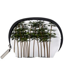 Bamboo Plant Wellness Digital Art Accessory Pouches (Small) 