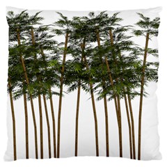 Bamboo Plant Wellness Digital Art Large Flano Cushion Case (Two Sides)