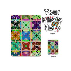 Abstract Pattern Background Design Playing Cards 54 (mini)  by Amaryn4rt