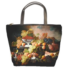 Abundance Of Fruit Severin Roesen Bucket Bags by Amaryn4rt