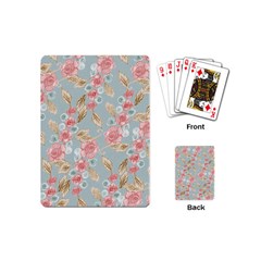 Background Page Template Floral Playing Cards (mini)  by Amaryn4rt