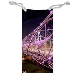 Helixbridge Bridge Lights Night Jewelry Bag by Amaryn4rt