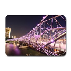 Helixbridge Bridge Lights Night Small Doormat 