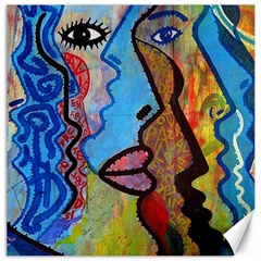 Graffiti Wall Color Artistic Canvas 12  X 12   by Amaryn4rt