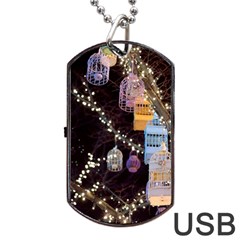 Qingdao Provence Lights Outdoors Dog Tag Usb Flash (one Side) by Amaryn4rt