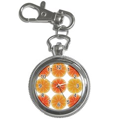 Orange Discs Orange Slices Fruit Key Chain Watches by Amaryn4rt