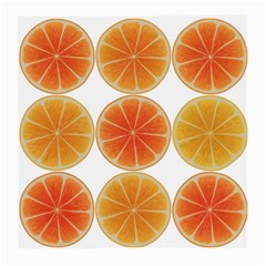 Orange Discs Orange Slices Fruit Medium Glasses Cloth by Amaryn4rt
