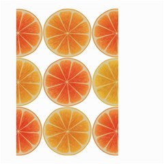 Orange Discs Orange Slices Fruit Small Garden Flag (two Sides) by Amaryn4rt