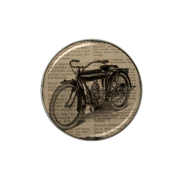 Vintage Collage Motorcycle Indian Hat Clip Ball Marker (4 pack)