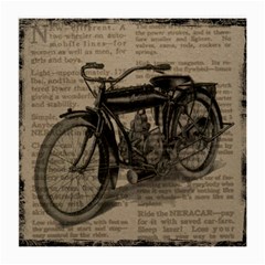 Vintage Collage Motorcycle Indian Medium Glasses Cloth (2-side)