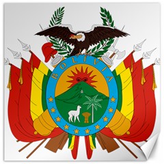 Coat Of Arms Of Bolivia  Canvas 16  X 16   by abbeyz71