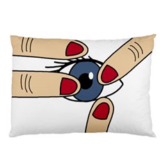 Poke Pillow Case by Valentinaart