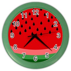 Watermelon  Color Wall Clocks