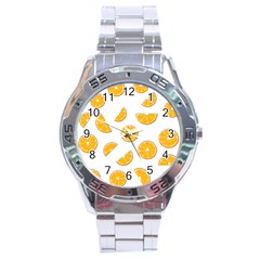 Oranges Stainless Steel Analogue Watch by Valentinaart