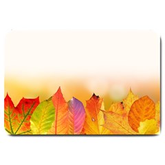 Autumn Leaves Colorful Fall Foliage Large Doormat  by Amaryn4rt