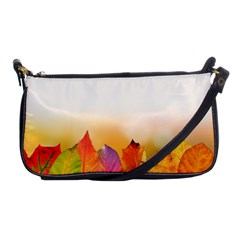 Autumn Leaves Colorful Fall Foliage Shoulder Clutch Bags by Amaryn4rt