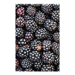 Blackberries Background Black Dark Shower Curtain 48  X 72  (small)  by Amaryn4rt