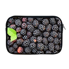 Blackberries Background Black Dark Apple Macbook Pro 17  Zipper Case by Amaryn4rt