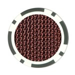 Chain Rusty Links Iron Metal Rust Poker Chip Card Guards (10 pack)  Back