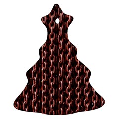 Chain Rusty Links Iron Metal Rust Ornament (christmas Tree) by Amaryn4rt