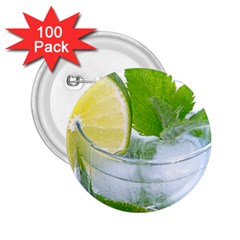 Cold Drink Lime Drink Cocktail 2 25  Buttons (100 Pack) 