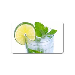 Cold Drink Lime Drink Cocktail Magnet (name Card) by Amaryn4rt