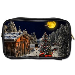 Christmas Landscape Toiletries Bags 2-side by Amaryn4rt