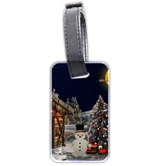 Christmas Landscape Luggage Tags (two Sides) by Amaryn4rt