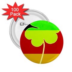 Irish German Germany Ireland Funny St Patrick Flag 2 25  Buttons (100 Pack) 