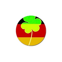Irish German Germany Ireland Funny St Patrick Flag Golf Ball Marker by yoursparklingshop