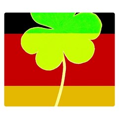 Irish German Germany Ireland Funny St Patrick Flag Double Sided Flano Blanket (small)  by yoursparklingshop