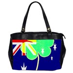 Irish Australian Australia Ireland Shamrock Funny St Patrick Flag Office Handbags (2 Sides)  Front