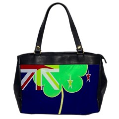 IrishShamrock New Zealand Ireland Funny St Patrick Flag Office Handbags