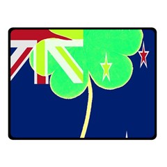 IrishShamrock New Zealand Ireland Funny St Patrick Flag Fleece Blanket (Small)