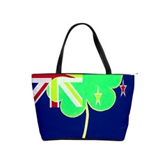 Irish Shamrock New Zealand Ireland Funny St Patrick Flag Shoulder Handbags