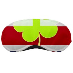 Irish British Shamrock United Kingdom Ireland Funny St  Patrick Flag Sleeping Masks by yoursparklingshop