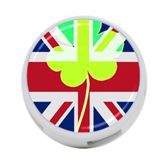 Irish British Shamrock United Kingdom Ireland Funny St  Patrick Flag 4-port Usb Hub (two Sides)  by yoursparklingshop